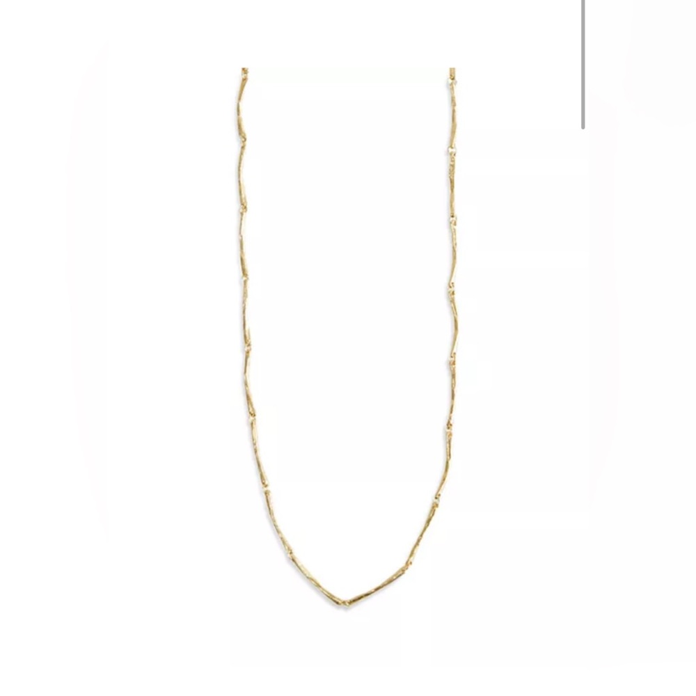 Argento Vivo Textured Gold Necklace